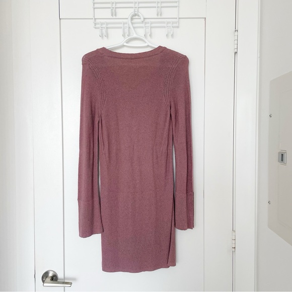 Free People Criss Cross Side Slit Tunic Sweater - Picture 2 of 7